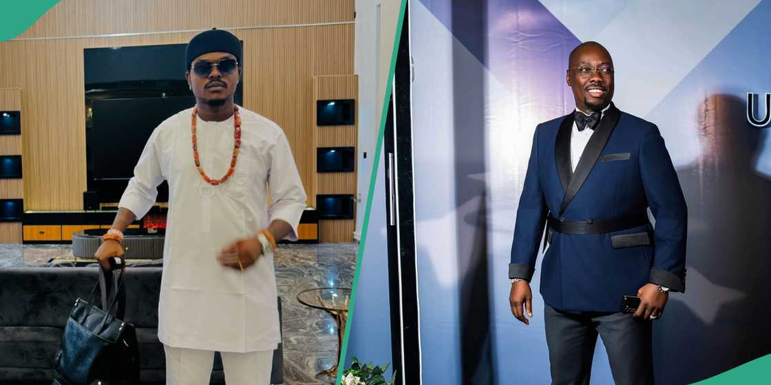 Blord and Obi Cubana wear classy outfits Blord and Obi Cubana wear classy outfits
