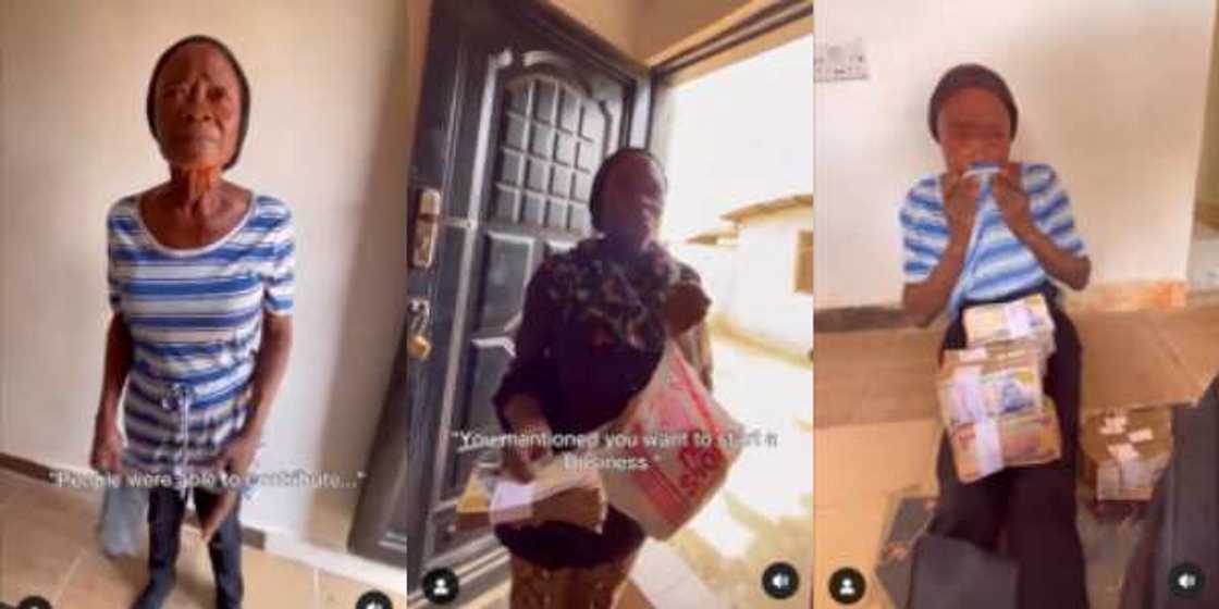Reactions as Homeless Nigerian Lady Gets Cash Gifts, Accommodation From Kind Hearted Nigerians Reactions as Homeless Nigerian Lady Gets Cash Gifts, Accommodation From Kind Hearted Nigerians