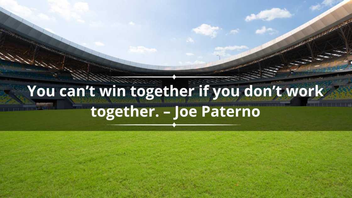 Short inspirational football quotes