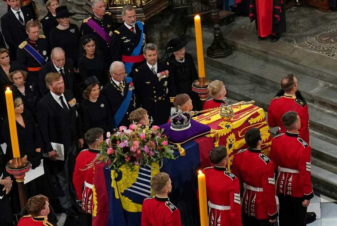 Juan Carlos and his estranged son King Felipe VI attended the state funeral of Queen Elizabeth II in September Juan Carlos and his estranged son King Felipe VI attended the state funeral of Queen Elizabeth II in September