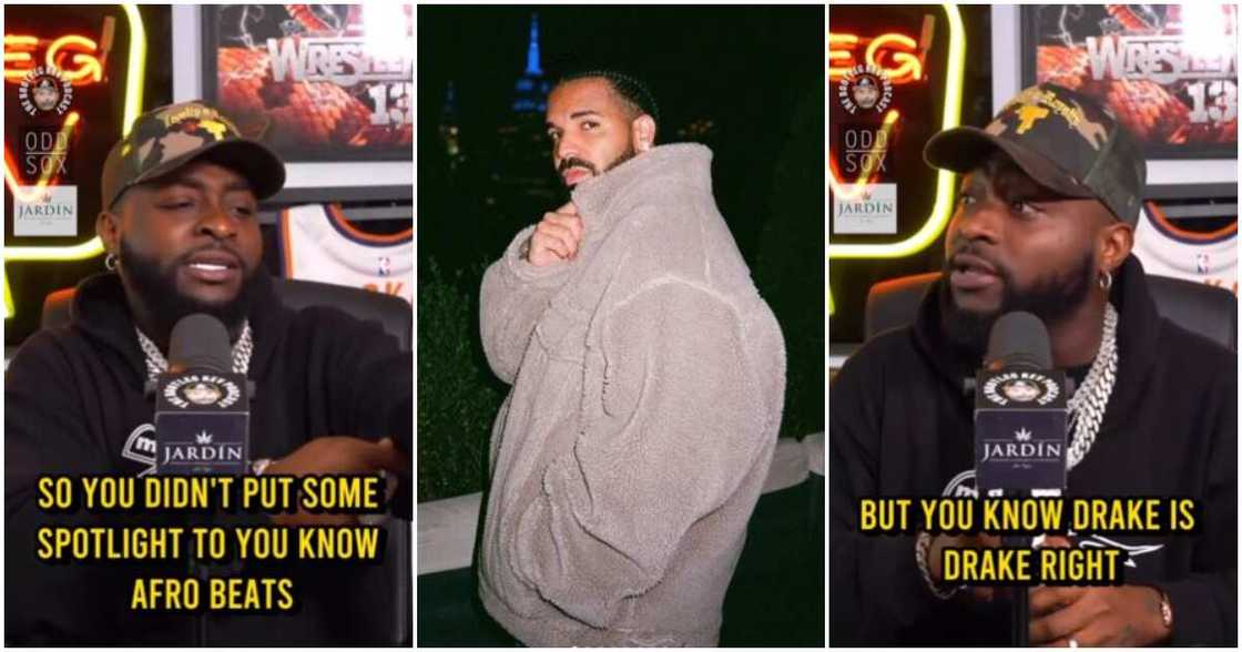 Photos of Drake and Davido