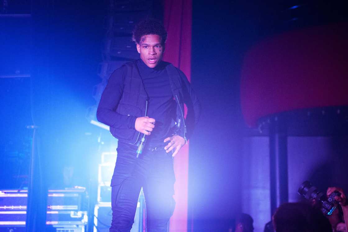 K Suave performs on stage K Suave performs on stage