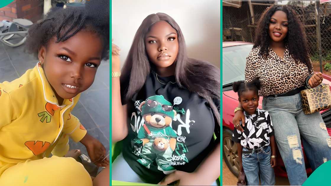 A widow posts video of her daughter asking about her late father.