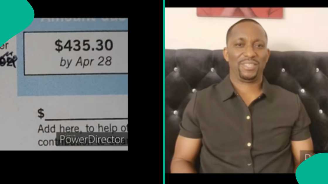 Man says he pays a lot of bills in USA. Man says he pays a lot of bills in USA.