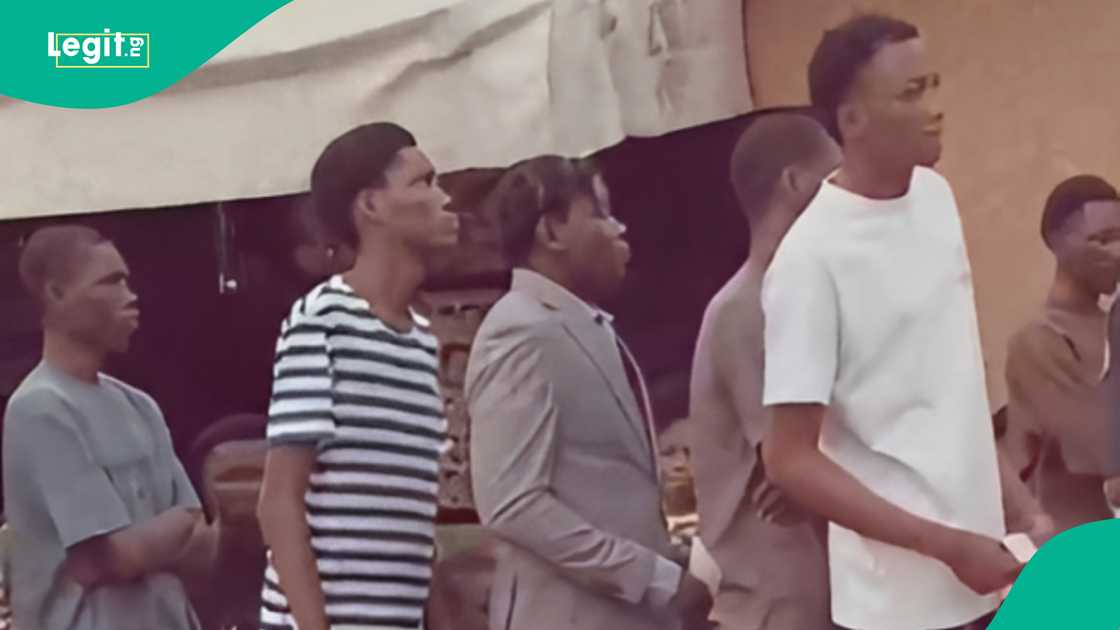 Video as boy's unusual outfit to venue of JAMB examination makes headlines