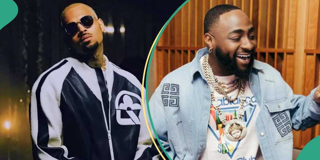 Adorable moment Chris Brown invited Davido to join him onstage. Adorable moment Chris Brown invited Davido to join him onstage.