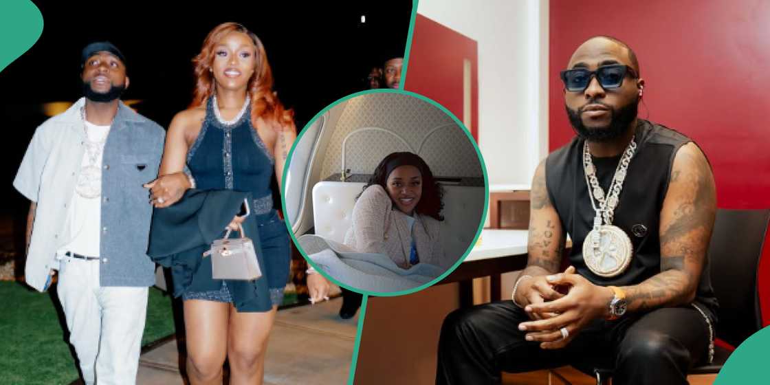 Davido shares photo of Chioma with her Birkin bags