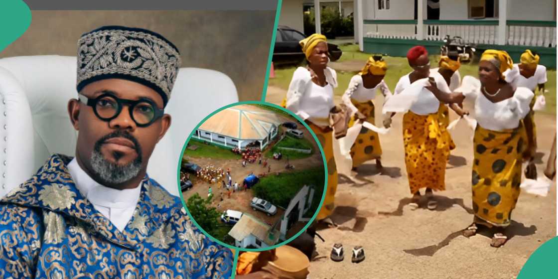 Okey Bakassi gets coronated as king of Umuihuocha Okey Bakassi gets coronated as king of Umuihuocha