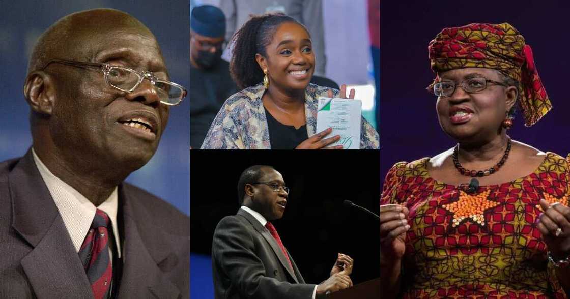 Finance Ministers, Okonjo-Iweala, Ciroma, Adeosun, Aganga Finance Ministers, Okonjo-Iweala, Ciroma, Adeosun, Aganga