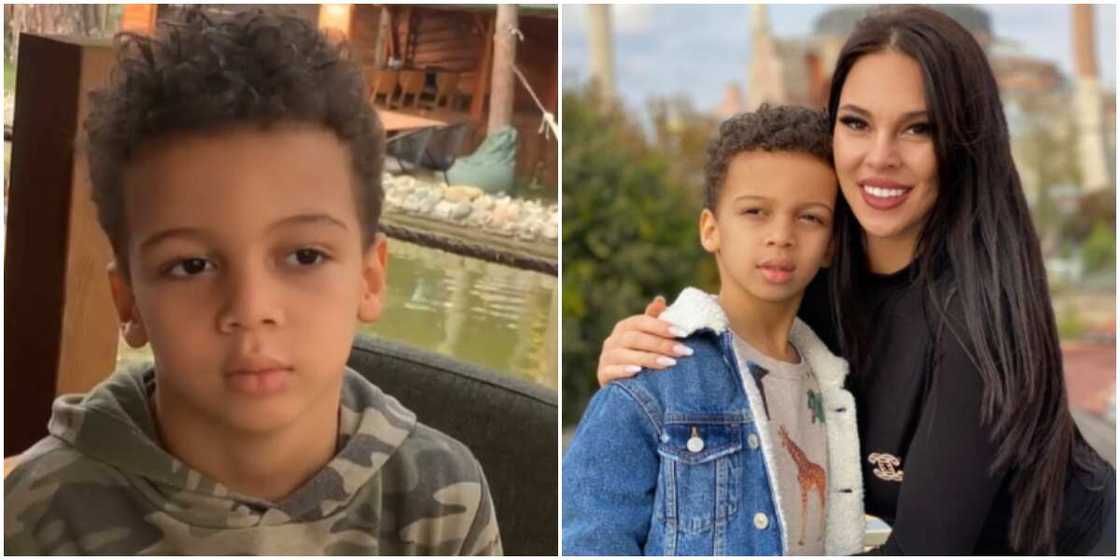 I give up: Ik Ogbonna's ex-wife shares video of their son asking for Nigerian food in an Italian restaurant I give up: Ik Ogbonna's ex-wife shares video of their son asking for Nigerian food in an Italian restaurant