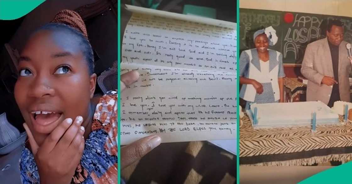 Lady finds the love letters that her mother wrote to her father years ago. Lady finds the love letters that her mother wrote to her father years ago.
