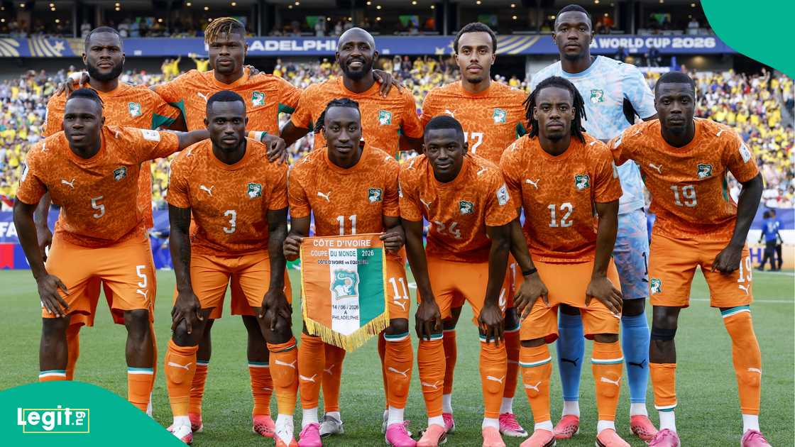 Ivory Coast team pose during the 2026 FIFA World Cup Group E match against Ecuador. Photo by ANP Ivory Coast team pose during the 2026 FIFA World Cup Group E match against Ecuador. Photo by ANP