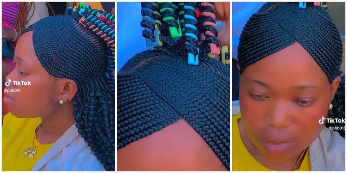 Braided hairstyle Braided hairstyle