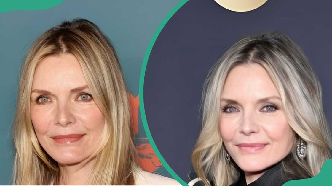 Michelle Pfeiffer at Sunset Las Palmas Studios on January 27, 2024 (L)