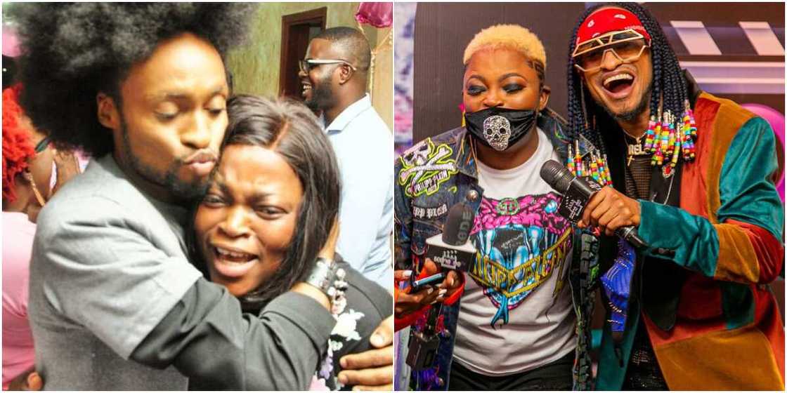 Denrele Edun and Funke Akindele