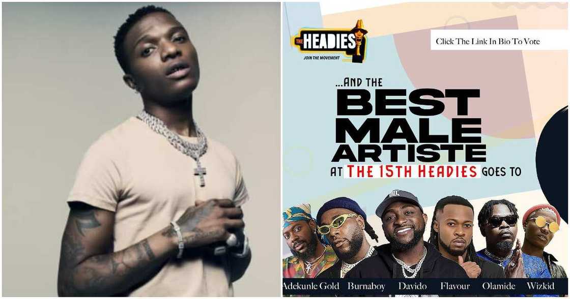 Headies 2022, Wizkid, Davido Headies 2022, Wizkid, Davido