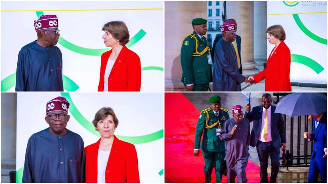 Bola Tinubu/France/Nurudeen Yusuf/Catherine Colonna Bola Tinubu/France/Nurudeen Yusuf/Catherine Colonna