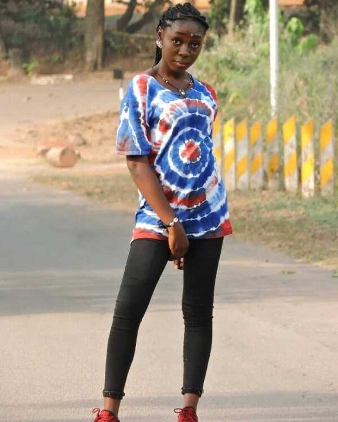 Adire styles for ladies: tunic