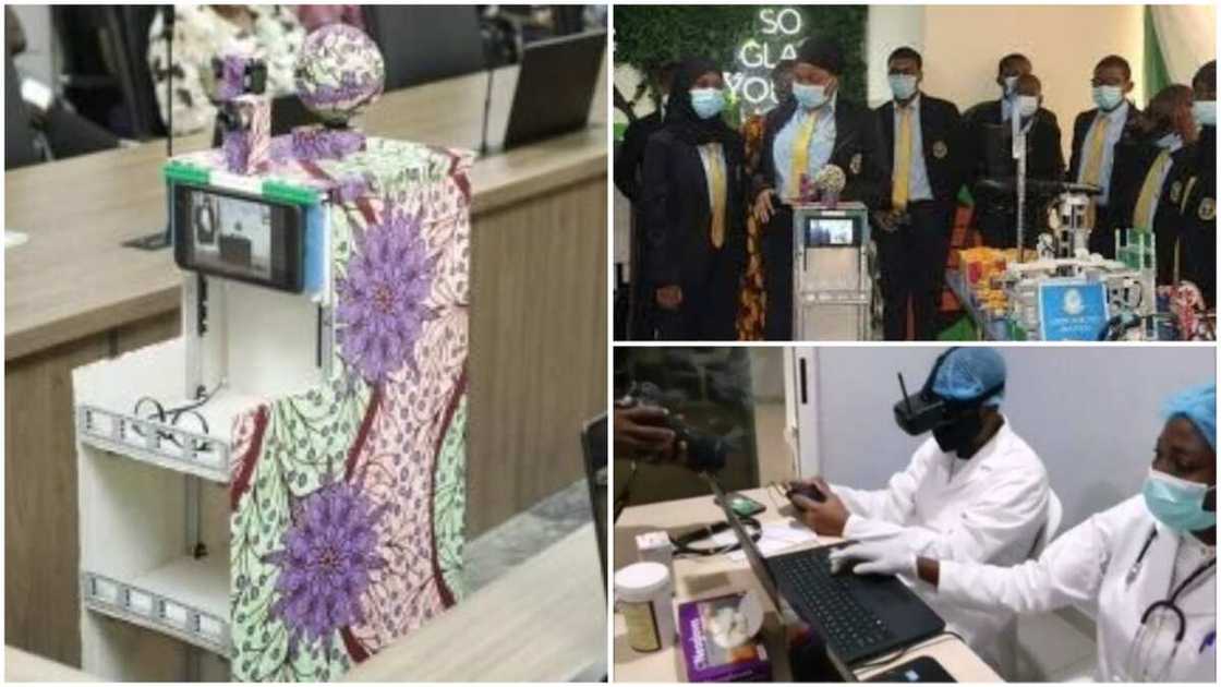 Mairabot: Nigerian secondary school students build mobile robot to protect healthcare workers from COVID-19, Atiku reacts Mairabot: Nigerian secondary school students build mobile robot to protect healthcare workers from COVID-19, Atiku reacts