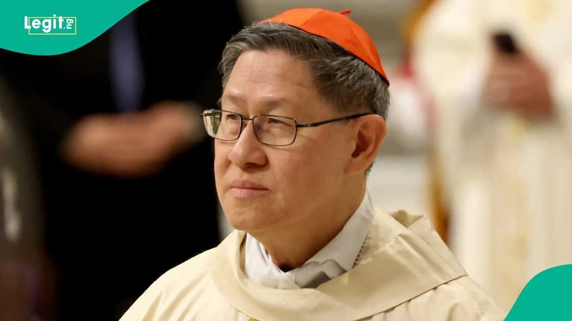 Cardinal Luis Antonio Tagle from the Philippines.