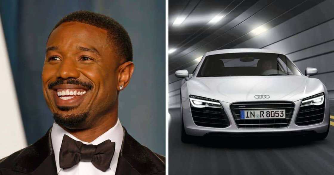 Michael B. Jordan, cars, audi r8, world celebrity, movies, actor Michael B. Jordan, cars, audi r8, world celebrity, movies, actor