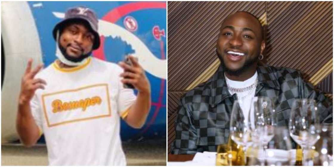 Davido and his lookalike Davido and his lookalike