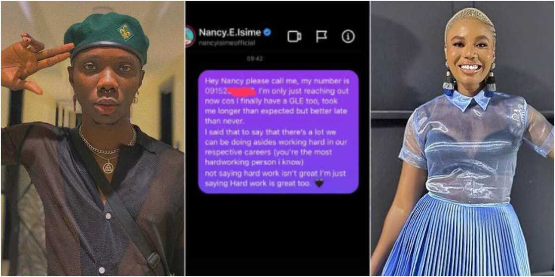 Rapper Blaqbonez and Nancy Isime Rapper Blaqbonez and Nancy Isime