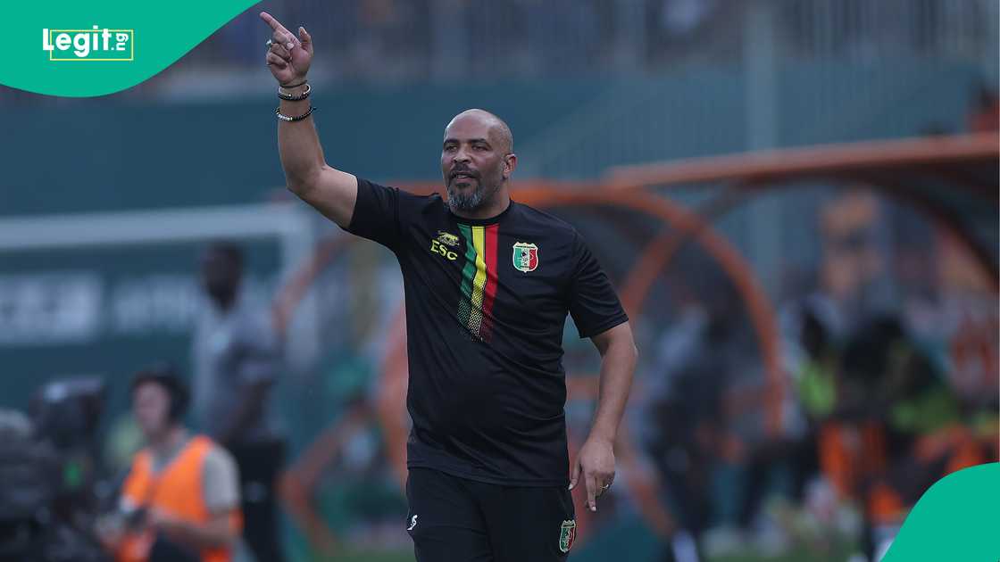 Eric Chelle, Mali, Tunisia, Gor Koulibaly Stadium, Korhogo, Ivory Coast, AFCON 2023. Eric Chelle, Mali, Tunisia, Gor Koulibaly Stadium, Korhogo, Ivory Coast, AFCON 2023.