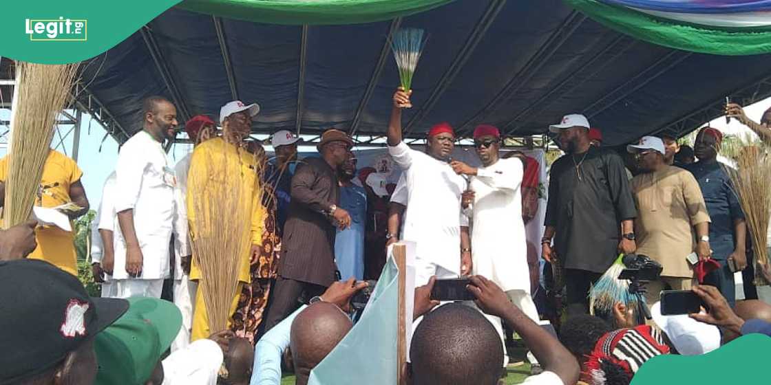 Mass defection hits Labour Party as lawmaker, leaders defect to APC in Enugu state Mass defection hits Labour Party as lawmaker, leaders defect to APC in Enugu state