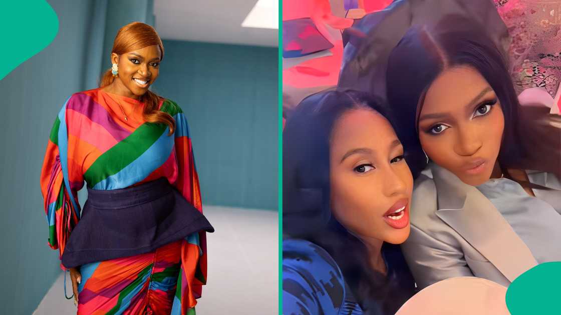 Waje and daughter attend Toke Makinwa's Thanksgiving