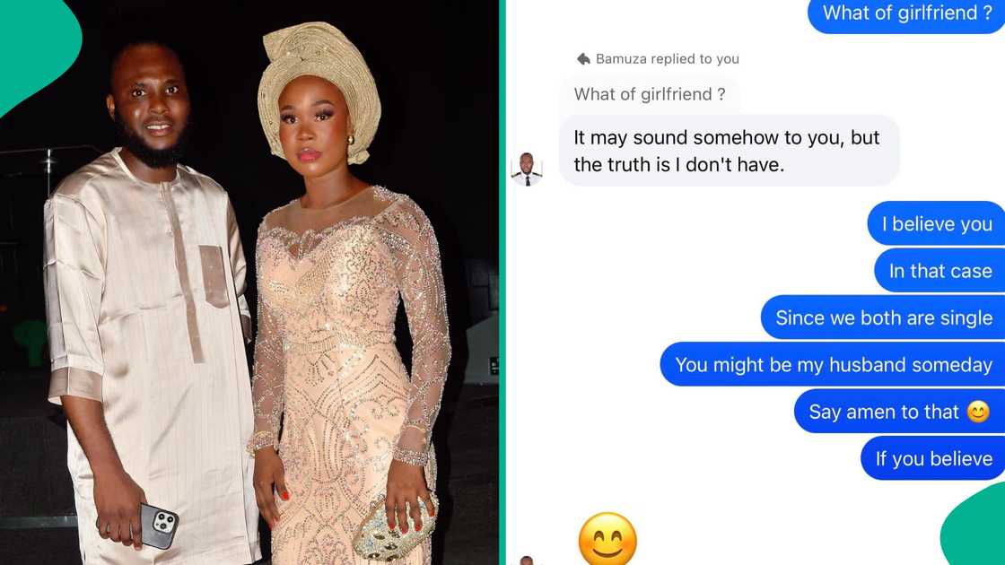 Lady celebrates her husband, shares how she chatted him on Facebook to woo him Lady celebrates her husband, shares how she chatted him on Facebook to woo him