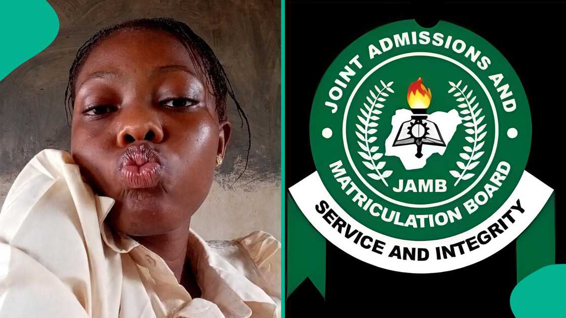 Lady checks her JAMB portal six years after exam.