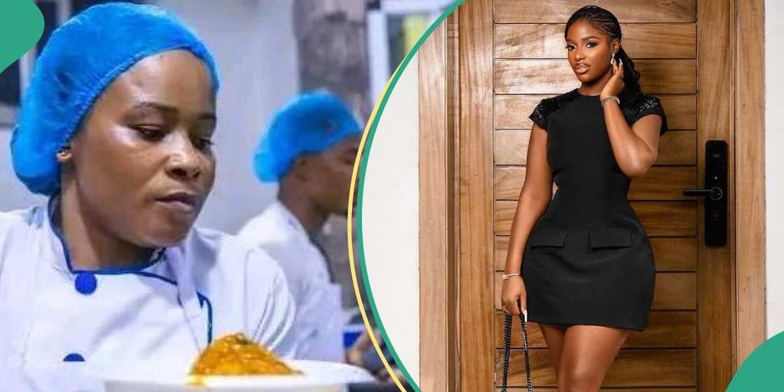 Man drags Hilda Baci, compares her to Chef Failatu. Man drags Hilda Baci, compares her to Chef Failatu.