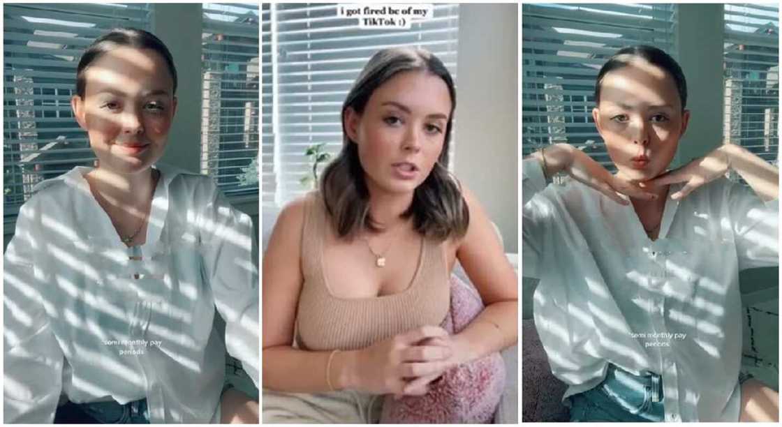 TikToker Lexi Larson who lost her job due to a TikTok video. TikToker Lexi Larson who lost her job due to a TikTok video.