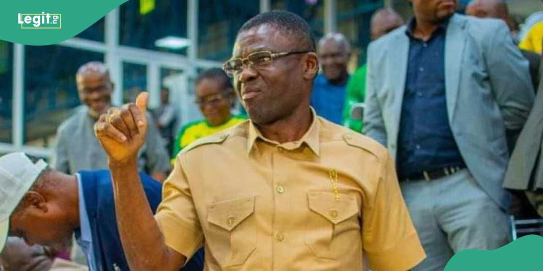 Shaibu Storms PDP Headquarters, Demands Certificate of Return Shaibu Storms PDP Headquarters, Demands Certificate of Return