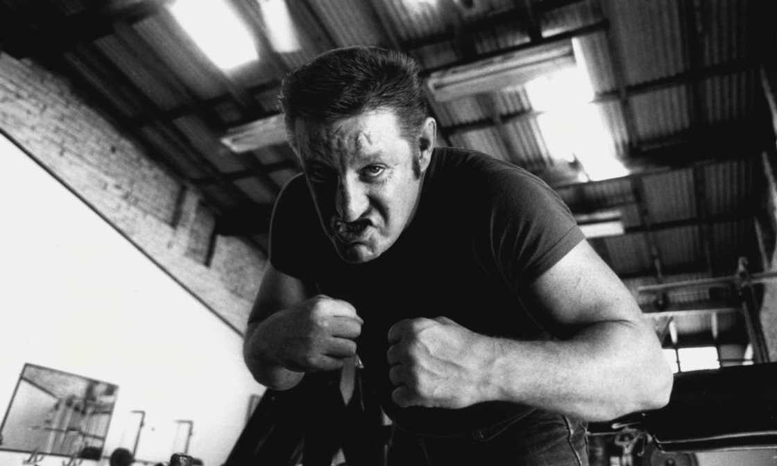 Steve Rackman in a gym Steve Rackman in a gym