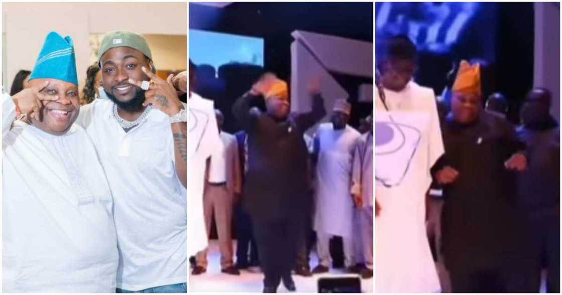 Nigerian singer Davido and his politician uncle Nigerian singer Davido and his politician uncle