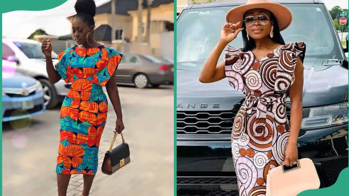 Fitted Ankara sheath dresses Fitted Ankara sheath dresses