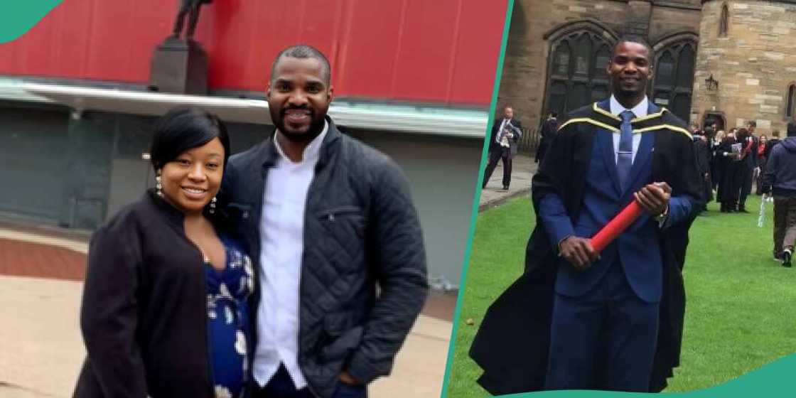The Nigerian lady spoke about her husband's journey in the UK The Nigerian lady spoke about her husband's journey in the UK