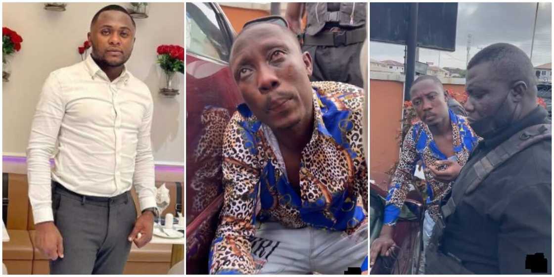 Photo of Ubi Franklin, and the alleged thief. Photo of Ubi Franklin, and the alleged thief.