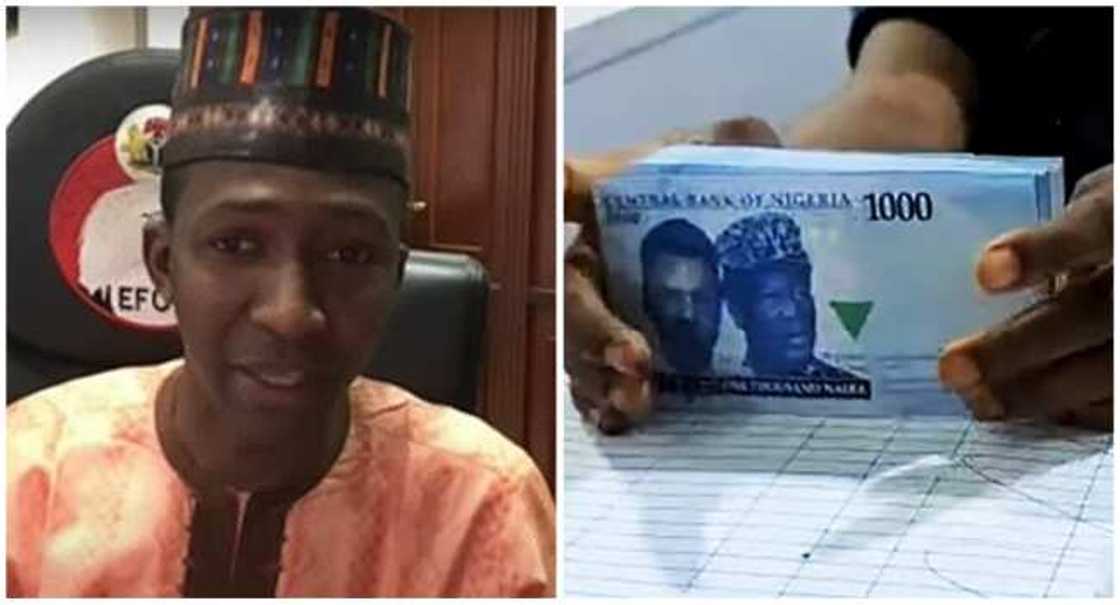 Abdulrasheed Bawa ya yi magana kan Naira. Abdulrasheed Bawa ya yi magana kan Naira.