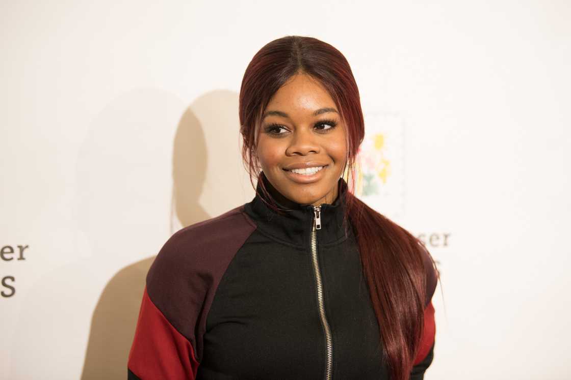 Gabby Douglas attends The Elizabeth Glaser Pediatric AIDS Foundation's 28th Annual 'A Time For Heroes' Family Festival at Smashbox Studios in Culver City, California.