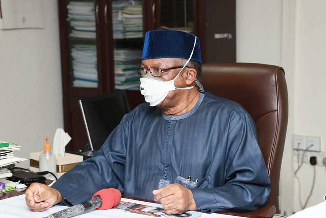 Ehanire in his office at Abuja Ehanire in his office at Abuja