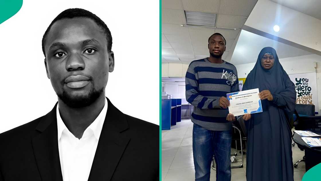 A Nigerian man who had dropped out of school four times has finally graduated with a first-class degree. A Nigerian man who had dropped out of school four times has finally graduated with a first-class degree.