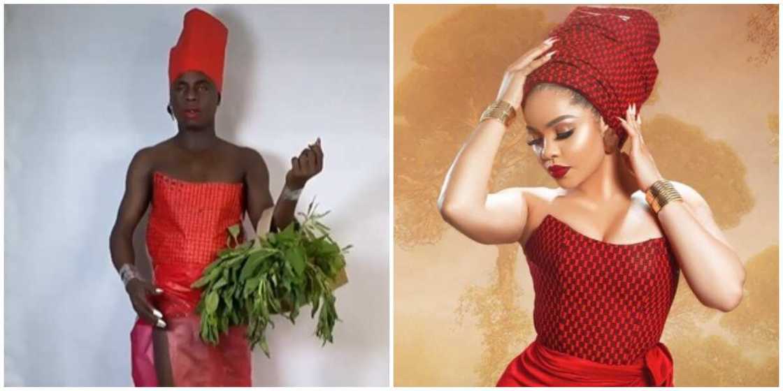 Photos of Funny Toheeb and Nengi. Photos of Funny Toheeb and Nengi.
