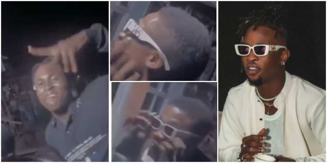 Boys take Laycon's shades Boys take Laycon's shades