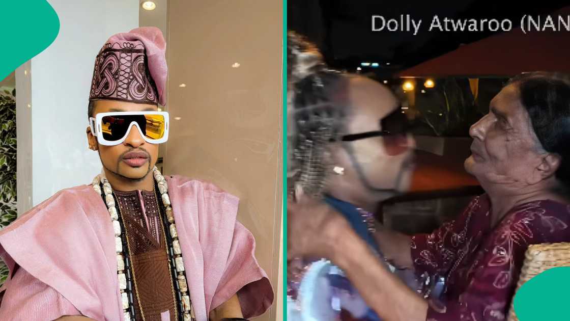 Denrele Edun and his grandmother Denrele Edun and his grandmother