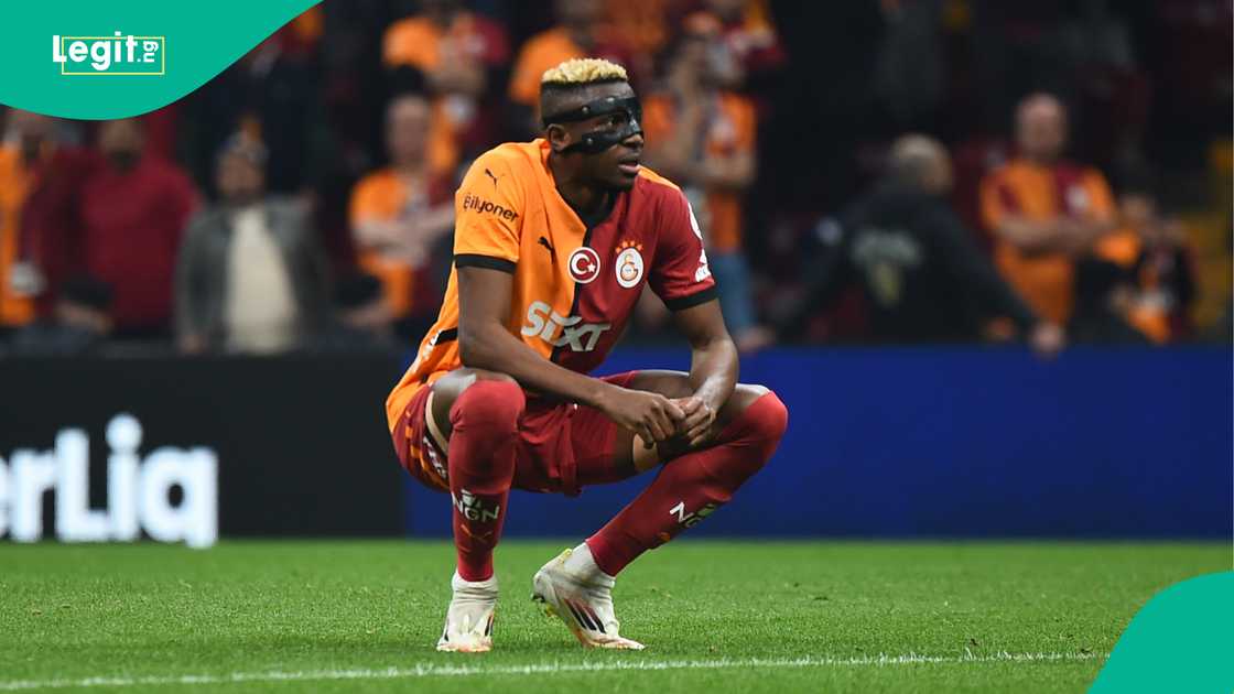 Victor Osimhen, Galatasaray, Antalyaspor, Rams Park, Istanbul, Turkiye, Super Lig. Victor Osimhen, Galatasaray, Antalyaspor, Rams Park, Istanbul, Turkiye, Super Lig.