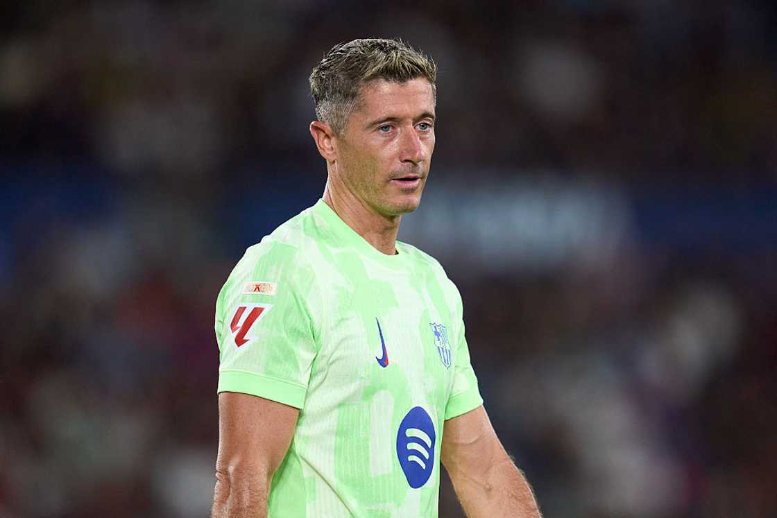 Robert Lewandowski at Ciutat de Valencia Robert Lewandowski at Ciutat de Valencia