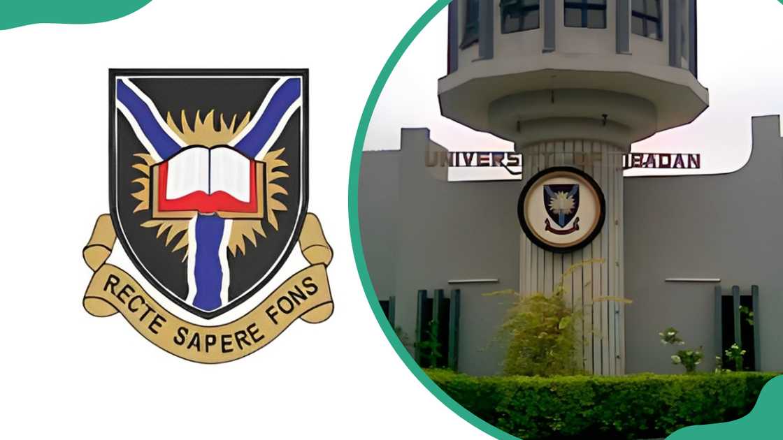 University of Ibadan (UI) logo and section of the institution. University of Ibadan (UI) logo and section of the institution.